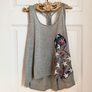 DISNEY Botique Stars American Flag Mickey Shirt